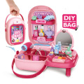 Preschool Musical Kitchen Play Cooking Toy Set hand Bag For girl and Boys With Light